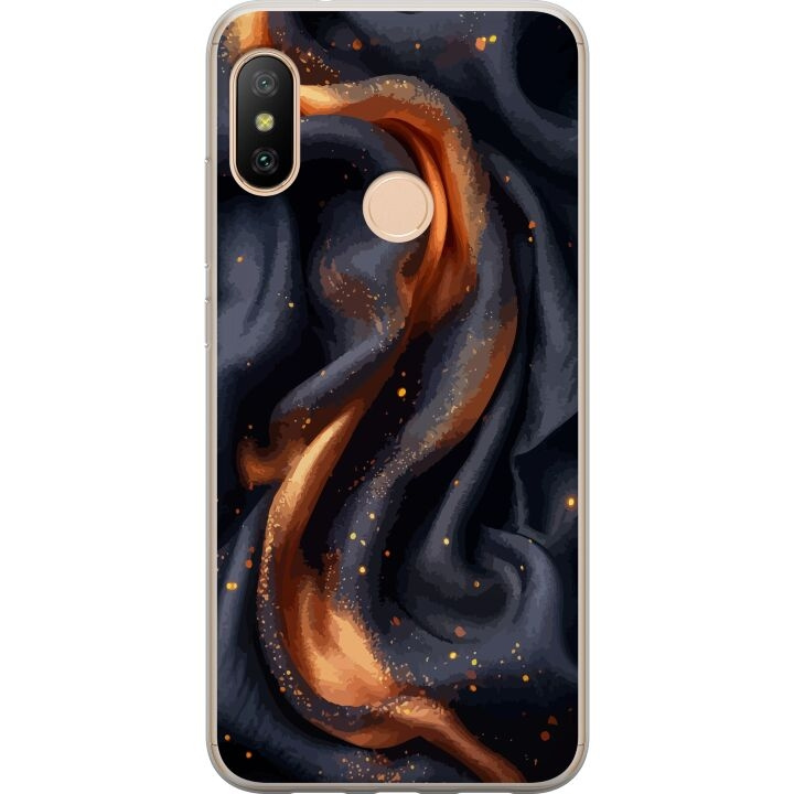 Mobile case for Xiaomi Redmi 6 Pro with Fiery silk design in the group SMARTPHONE & TABLETS / Phone cases / Xiaomi at TP E-commerce Nordic AB (A66438)