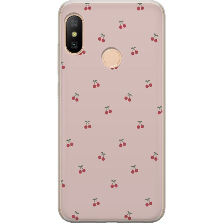 Mobile case for Xiaomi Redmi 6 Pro with Cherry design in the group SMARTPHONE & TABLETS / Phone cases / Xiaomi at TP E-commerce Nordic AB (A66444)