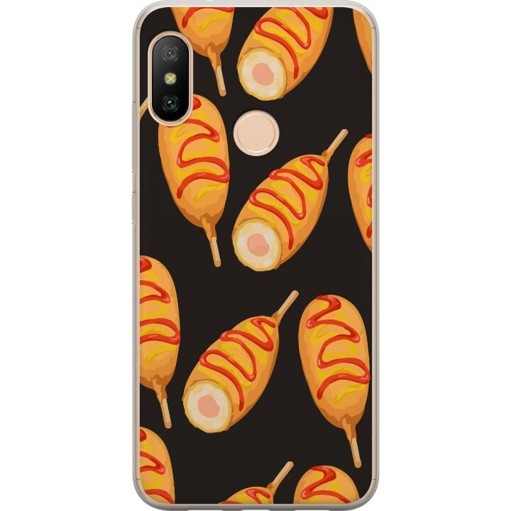 Mobile case for Xiaomi Redmi 6 Pro with Chicken drumstick design in the group SMARTPHONE & TABLETS / Phone cases / Xiaomi at TP E-commerce Nordic AB (A66446)