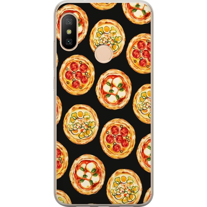 Mobile case for Xiaomi Redmi 6 Pro with Pizza design in the group SMARTPHONE & TABLETS / Phone cases / Xiaomi at TP E-commerce Nordic AB (A66450)