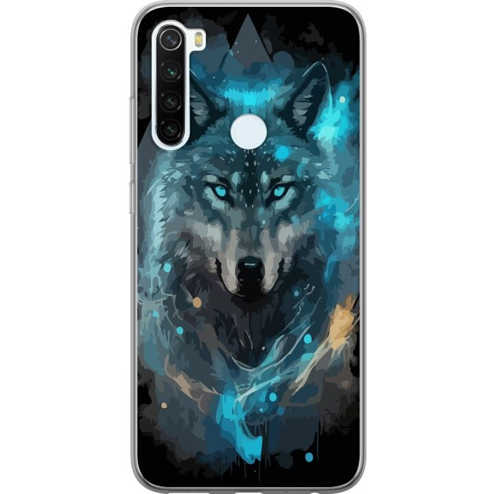 Mobile case for Xiaomi Redmi Note 8 with Wolf design in the group SMARTPHONE & TABLETS / Phone cases / Xiaomi at TP E-commerce Nordic AB (A66469)