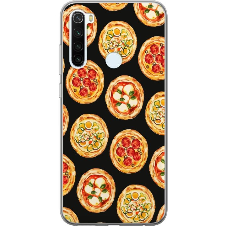 Mobile case for Xiaomi Redmi Note 8 with Pizza design in the group SMARTPHONE & TABLETS / Phone cases / Xiaomi at TP E-commerce Nordic AB (A66477)