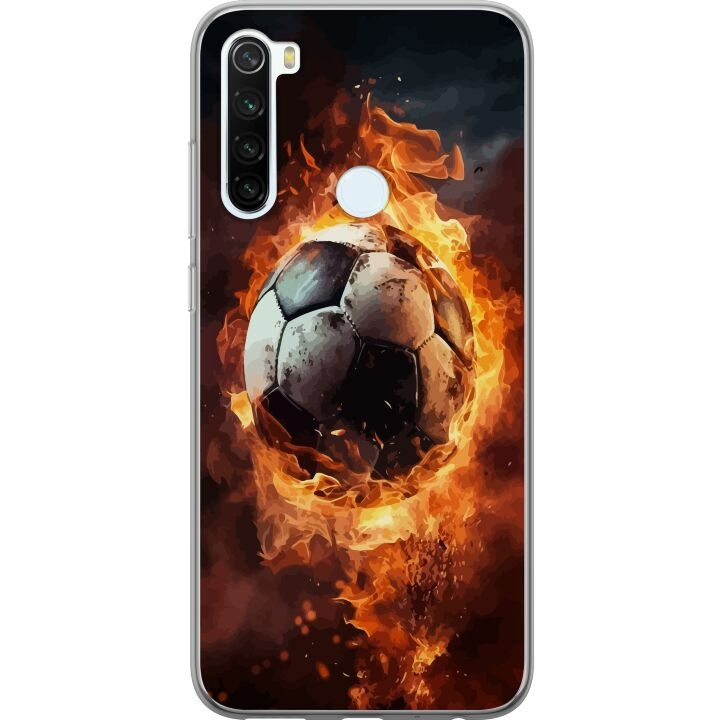 Mobile case for Xiaomi Redmi Note 8 with Football design in the group SMARTPHONE & TABLETS / Phone cases / Xiaomi at TP E-commerce Nordic AB (A66485)