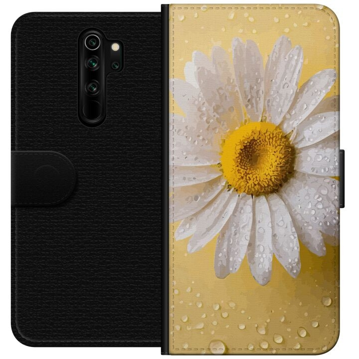 Wallet case for Xiaomi Redmi Note 8 Pro with Porslinsblomma design in the group SMARTPHONE & TABLETS / Phone cases / Xiaomi at TP E-commerce Nordic AB (A66491)