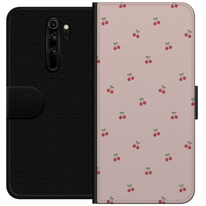 Wallet case for Xiaomi Redmi Note 8 Pro with Cherry design in the group SMARTPHONE & TABLETS / Phone cases / Xiaomi at TP E-commerce Nordic AB (A66498)