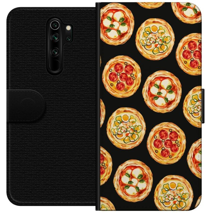 Wallet case for Xiaomi Redmi Note 8 Pro with Pizza design in the group SMARTPHONE & TABLETS / Phone cases / Xiaomi at TP E-commerce Nordic AB (A66504)