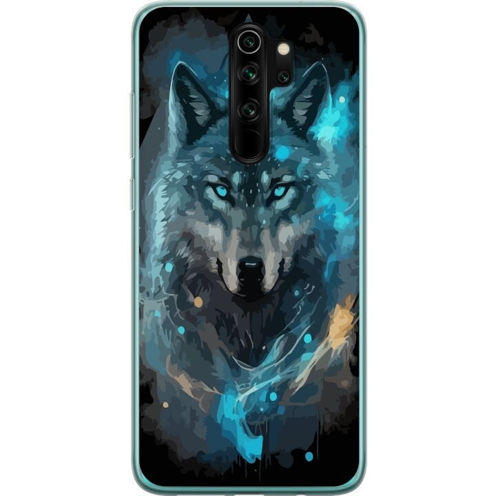 Mobile case for Xiaomi Redmi Note 8 Pro with Wolf design in the group SMARTPHONE & TABLETS / Phone cases / Xiaomi at TP E-commerce Nordic AB (A66523)