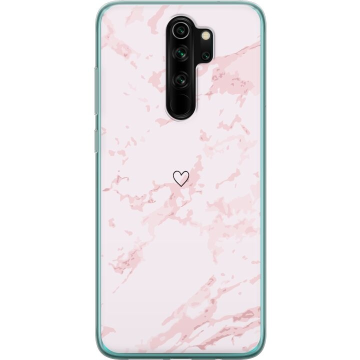 Mobile case for Xiaomi Redmi Note 8 Pro with Pink Heart design in the group SMARTPHONE & TABLETS / Phone cases / Xiaomi at TP E-commerce Nordic AB (A66541)