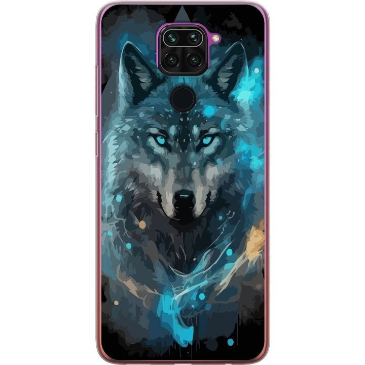 Mobile case for Xiaomi Redmi Note 9 with Wolf design in the group SMARTPHONE & TABLETS / Phone cases / Xiaomi at TP E-commerce Nordic AB (A66577)