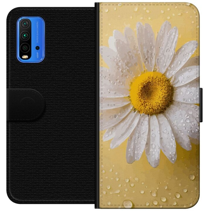 Wallet case for Xiaomi Redmi Note 9 4G with Porslinsblomma design in the group SMARTPHONE & TABLETS / Phone cases / Xiaomi at TP E-commerce Nordic AB (A66599)