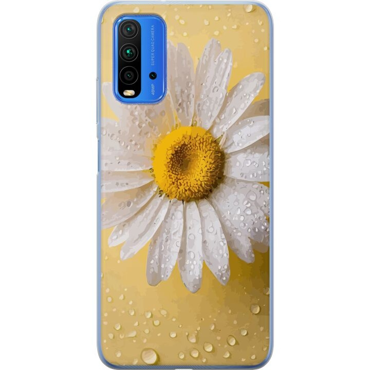 Mobile case for Xiaomi Redmi Note 9 4G with Porslinsblomma design in the group SMARTPHONE & TABLETS / Phone cases / Xiaomi at TP E-commerce Nordic AB (A66626)