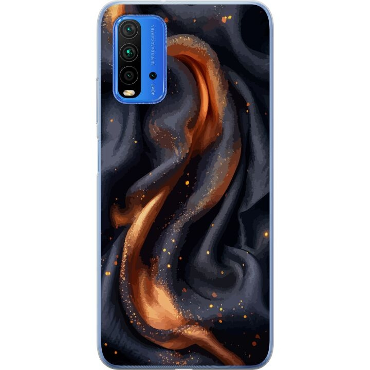 Mobile case for Xiaomi Redmi Note 9 4G with Fiery silk design in the group SMARTPHONE & TABLETS / Phone cases / Xiaomi at TP E-commerce Nordic AB (A66627)