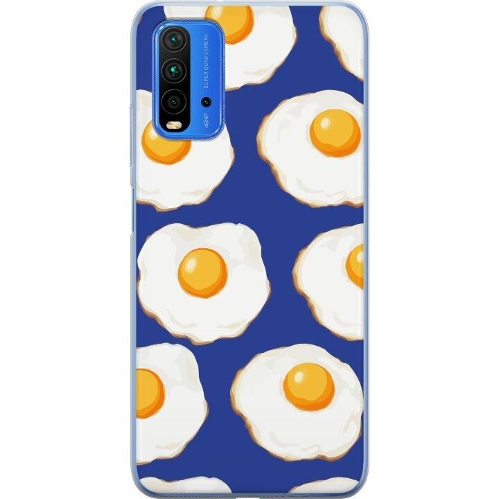 Mobile case for Xiaomi Redmi Note 9 4G with Fried eggs design in the group SMARTPHONE & TABLETS / Phone cases / Xiaomi at TP E-commerce Nordic AB (A66632)