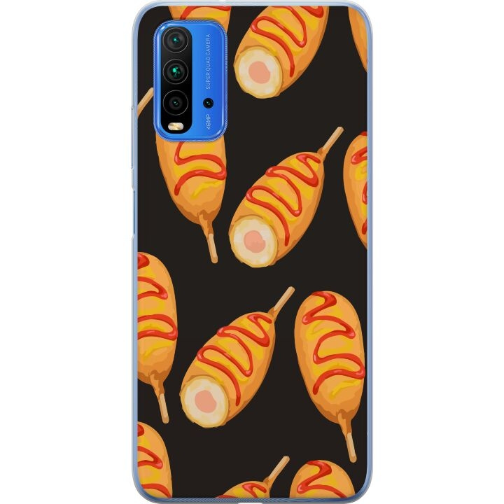 Mobile case for Xiaomi Redmi Note 9 4G with Chicken drumstick design in the group SMARTPHONE & TABLETS / Phone cases / Xiaomi at TP E-commerce Nordic AB (A66635)