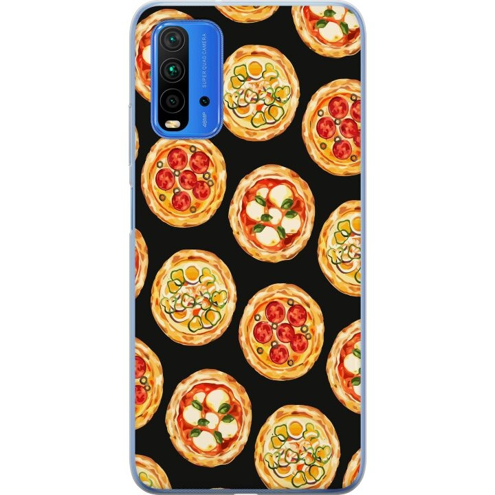 Mobile case for Xiaomi Redmi Note 9 4G with Pizza design in the group SMARTPHONE & TABLETS / Phone cases / Xiaomi at TP E-commerce Nordic AB (A66639)