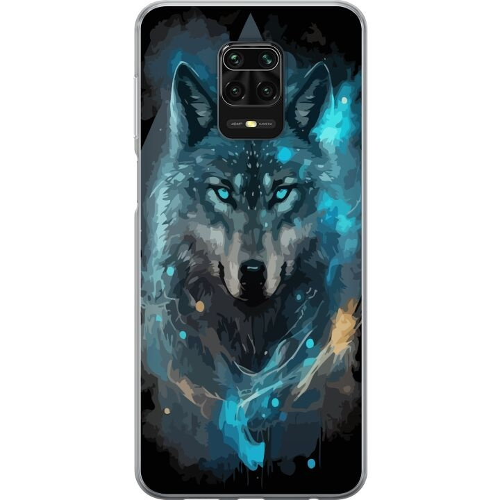 Mobile case for Xiaomi Redmi Note 9S with Wolf design in the group SMARTPHONE & TABLETS / Phone cases / Xiaomi at TP E-commerce Nordic AB (A66685)