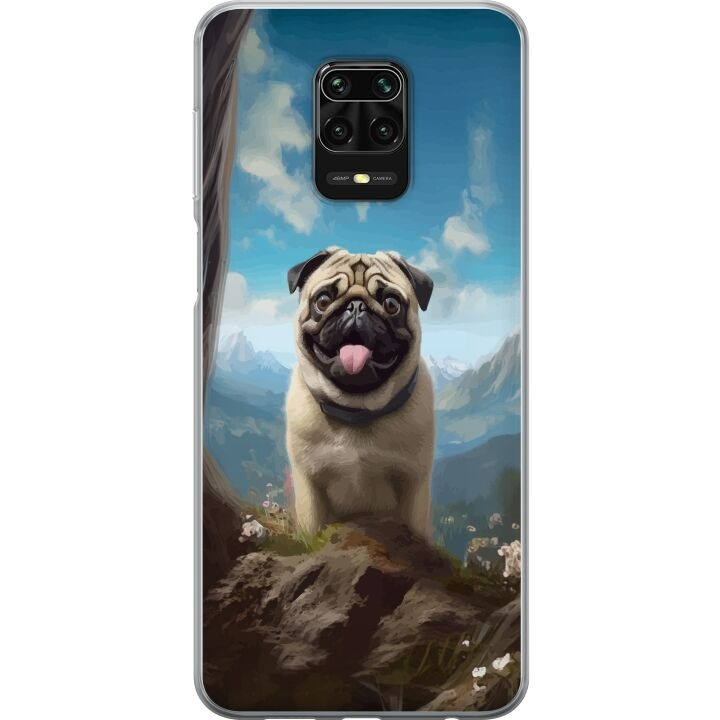 Mobile case for Xiaomi Redmi Note 9S with Happy Dog design in the group SMARTPHONE & TABLETS / Phone cases / Xiaomi at TP E-commerce Nordic AB (A66698)