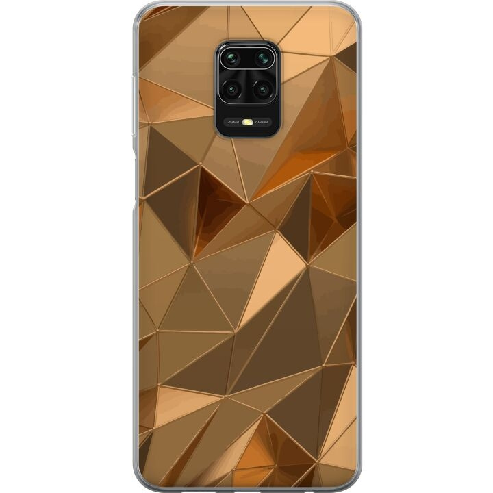 Mobile case for Xiaomi Redmi Note 9S with 3D Gold design in the group SMARTPHONE & TABLETS / Phone cases / Xiaomi at TP E-commerce Nordic AB (A66704)