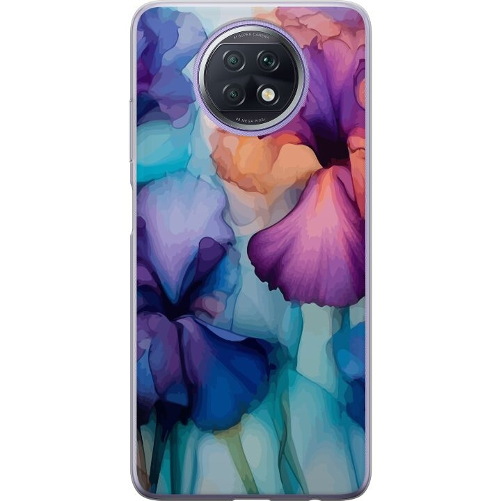 Mobile case for Xiaomi Redmi Note 9T with Magical flowers design in the group SMARTPHONE & TABLETS / Phone cases / Xiaomi at TP E-commerce Nordic AB (A66710)