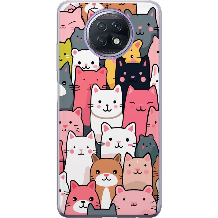 Mobile case for Xiaomi Redmi Note 9T with Cat pattern design in the group SMARTPHONE & TABLETS / Phone cases / Xiaomi at TP E-commerce Nordic AB (A66715)