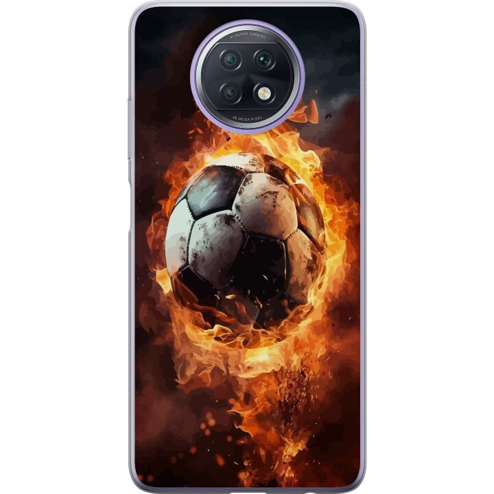 Mobile case for Xiaomi Redmi Note 9T with Football design in the group SMARTPHONE & TABLETS / Phone cases / Xiaomi at TP E-commerce Nordic AB (A66728)