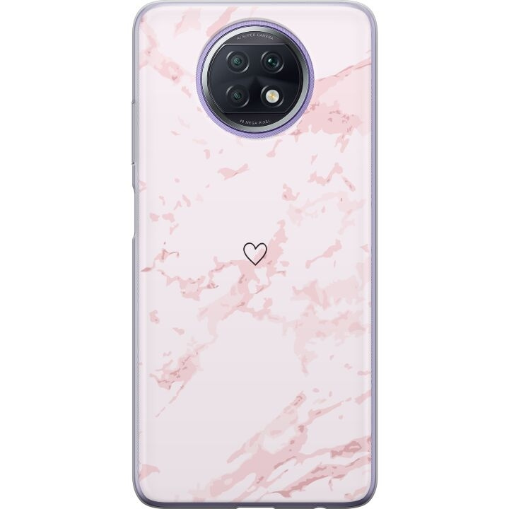 Mobile case for Xiaomi Redmi Note 9T with Pink Heart design in the group SMARTPHONE & TABLETS / Phone cases / Xiaomi at TP E-commerce Nordic AB (A66730)