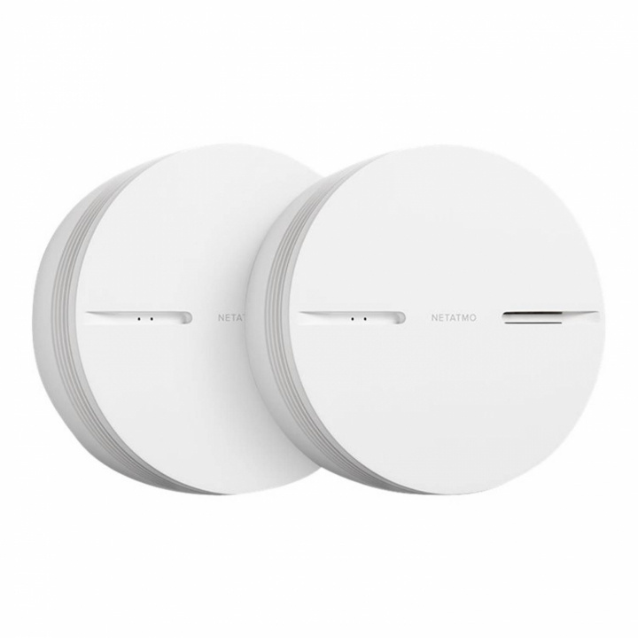 Netatmo WiFi-brandvarnare smoke alarm 2-pack in the group HOME, HOUSEHOLD & GARDEN / Smart home / Smart home systems at TP E-commerce Nordic AB (A66844)