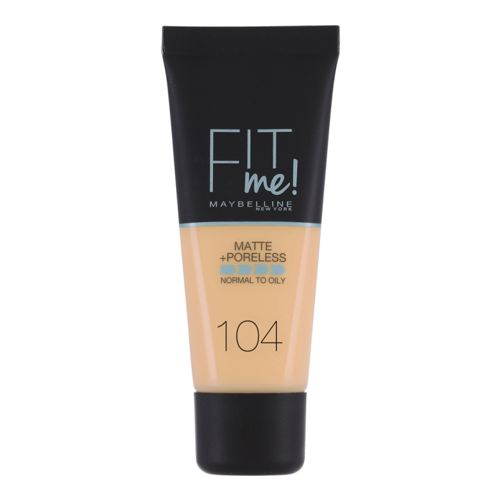 Maybelline Fit Me Matte + Poreless Foundation - 104 Soft Ivory in the group BEAUTY & HEALTH / Makeup / Facial makeup / Foundation at TP E-commerce Nordic AB (C00073)