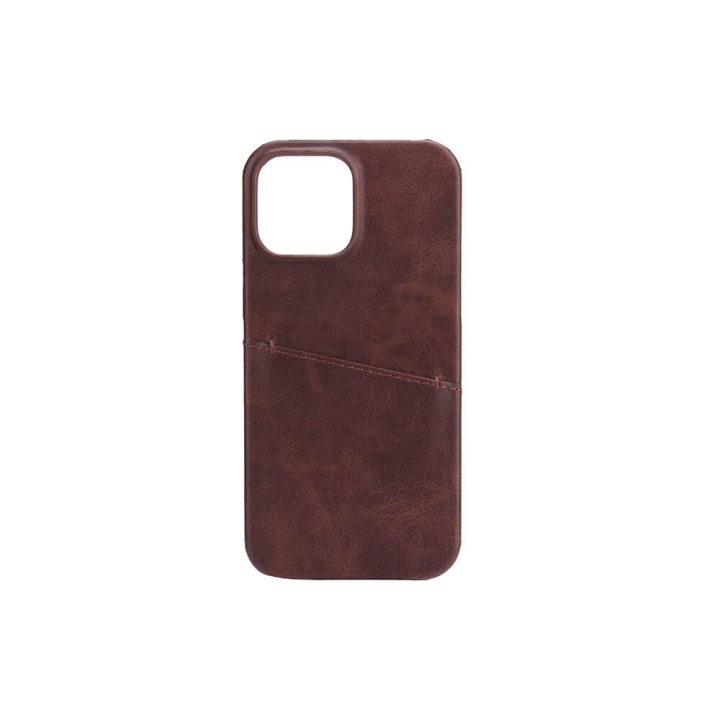 Onsala Mobile Cover Brown with Cardpocket iPhone 13 Pro Max in the group SMARTPHONE & TABLETS / Phone cases / Apple / iPhone 13 Pro Max / Cases at TP E-commerce Nordic AB (C00181)