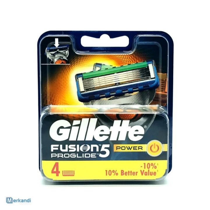 Gillette Fusion Proglide Power 4-pack in the group BEAUTY & HEALTH / Hair & Styling / Shaving & Trimming / Razors & Accessories at TP E-commerce Nordic AB (C00457)