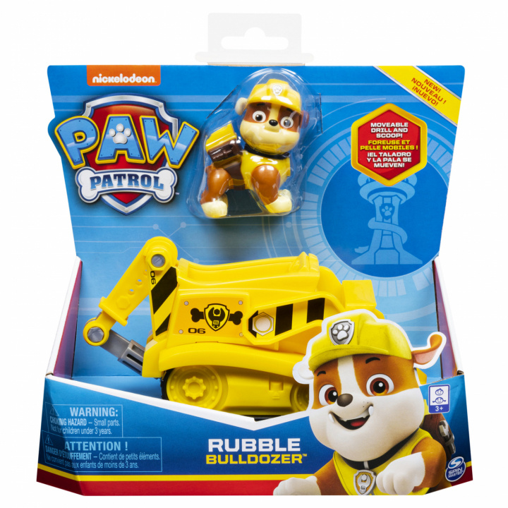 Paw Patrol Basic Vehicle Rubble in the group TOYS, KIDS & BABY PRODUCTS / Toys / Toy cars at TP E-commerce Nordic AB (C00806)