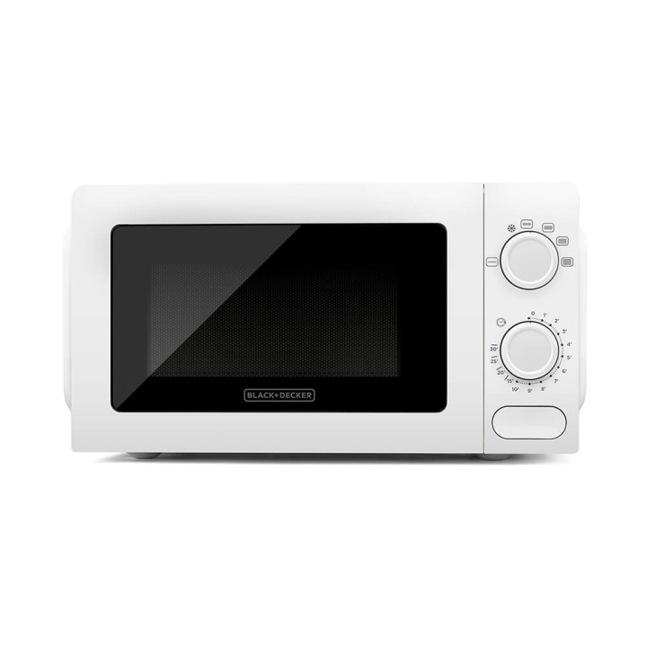 BLACK+DECKER Microwave 20 L 700W White in the group HOME, HOUSEHOLD & GARDEN / Household appliances / Microwave ovens at TP E-commerce Nordic AB (C01510)