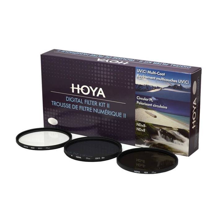 HOYA Filterkit UV(C) Pol.Circ. NDx8 58mm in the group HOME ELECTRONICS / Photo & Video / Photo equipment / Camera filters / Polarizing filters at TP E-commerce Nordic AB (C01707)