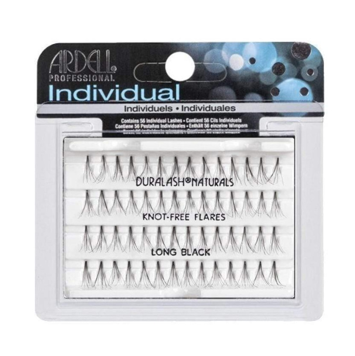 Ardell Singles Knot-Free Flares Long Black in the group BEAUTY & HEALTH / Makeup / Eyes & Eyebrows / False eyelashes at TP E-commerce Nordic AB (C01993)