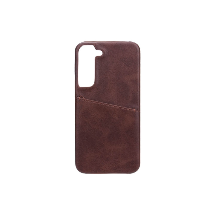 Onsala Mobilecover Brown with Cardpocket Samsung S22 in the group SMARTPHONE & TABLETS / Phone cases / Samsung at TP E-commerce Nordic AB (C03978)