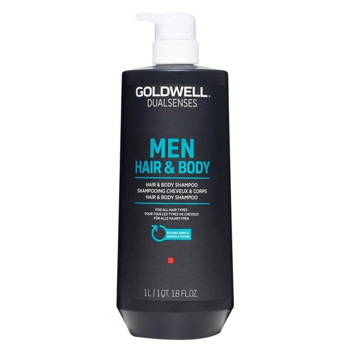 Goldwell Dualsenses Men Hair & Body Shampoo 1000ml in the group BEAUTY & HEALTH / Hair & Styling / Hair care / Schampoo at TP E-commerce Nordic AB (C04097)