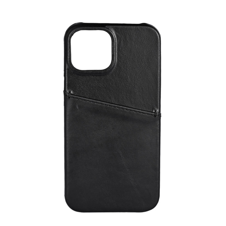 Buffalo Phone Case Leather Black - iPhone 13 Mini in the group SMARTPHONE & TABLETS / Phone cases / Apple / iPhone 13 Mini / Cases at TP E-commerce Nordic AB (C04205)