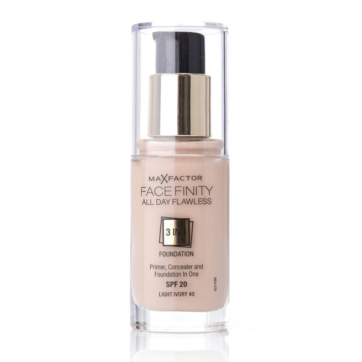 Max Factor Facefinity 3 In 1 Foundation 40 Light Ivory in the group BEAUTY & HEALTH / Makeup / Facial makeup / Foundation at TP E-commerce Nordic AB (C04317)