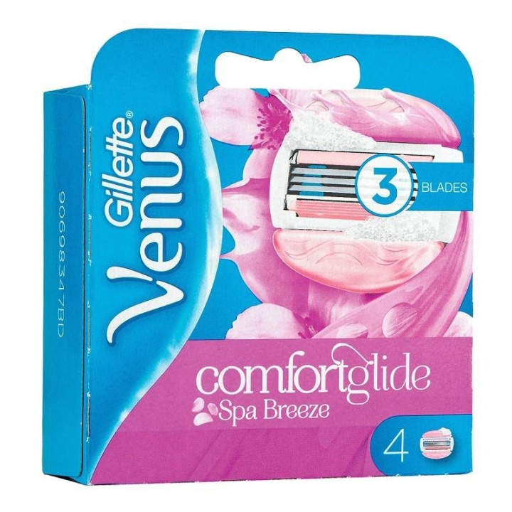 Gillette Venus Spa Breeze Blades 4-pack in the group BEAUTY & HEALTH / Hair & Styling / Shaving & Trimming / Razors & Accessories at TP E-commerce Nordic AB (C04964)