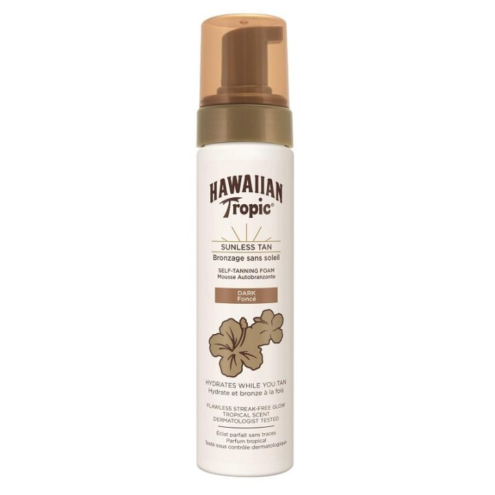 Hawaiian Tropic Self-Tanning Foam Dark 200ml in the group BEAUTY & HEALTH / Skin care / Tanning / Sunless tanning at TP E-commerce Nordic AB (C05072)