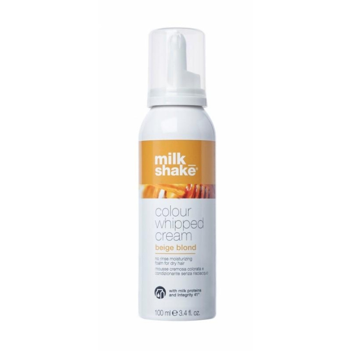 Milk_Shake Colour Whipped Cream Beige Blonde 100ml in the group BEAUTY & HEALTH / Hair & Styling / Hair care / Hair Dye / Hair Dye & Color bombs at TP E-commerce Nordic AB (C05339)