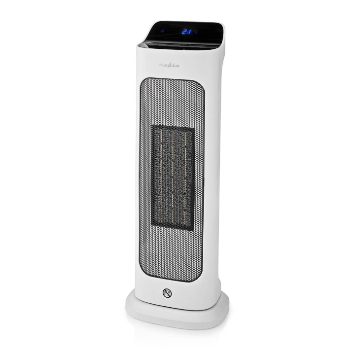 Ceramic PTC Fan Heater | 1400 / 2000 W | 2 Heat Modes | Adjustable thermostat | Rotates automatically | Overheating protection | Fall over protection | Remote control | Timer in the group HOME, HOUSEHOLD & GARDEN / Fans & Climate products / Fan heaters at TP E-commerce Nordic AB (C06221)