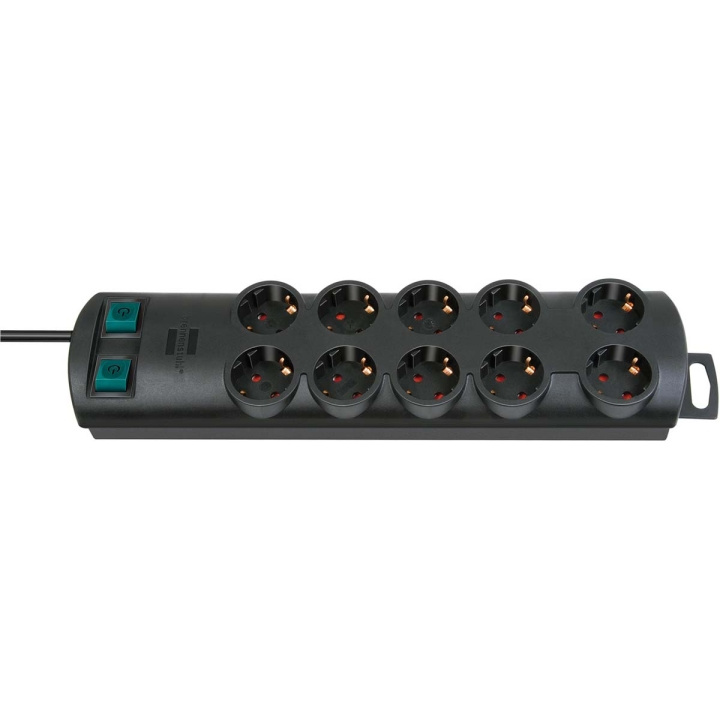 brennenstuhl Extension Socket Primera-Line 10-Way 2.00 m Black - Protective Contact in the group HOME, HOUSEHOLD & GARDEN / Electricity & Lighting / Power strips at TP E-commerce Nordic AB (C06229)