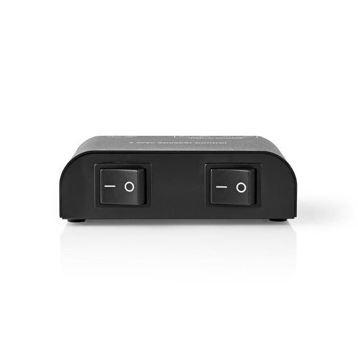 Nedis Speaker Control Switchbox | 2 port(s) | Terminal Clamps | Speaker impedance: 4-16 Ohm | Maximum load per channel: 150 W | Aluminium | Black in the group HOME ELECTRONICS / Audio & Picture / Speakers & accessories / Accessories at TP E-commerce Nordic AB (C07750)