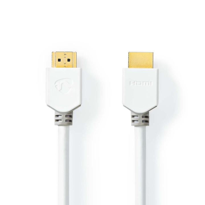 Nedis High Speed HDMI™ Cable with Ethernet | HDMI™ Connector | HDMI™ Connector | 4K@60Hz | ARC | 18 Gbps | 5.00 m | Round | PVC | White | Box in the group HOME ELECTRONICS / Cables & Adapters / HDMI / Cables at TP E-commerce Nordic AB (C08036)