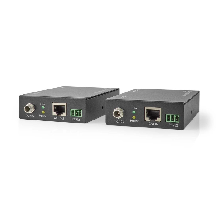 Nedis HDMI™ Extender | Over Cat6 | up to 60.0 m | 4K@60Hz | 18 Gbps | Metal | Anthracite in the group HOME ELECTRONICS / Cables & Adapters / HDMI / Adapters at TP E-commerce Nordic AB (C08070)