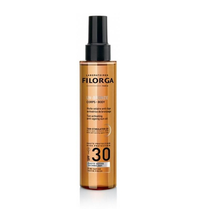 Filorga Uv-Bronze Tan Activating Anti- Ageing Sun Oil Spf30 150ml in the group BEAUTY & HEALTH / Skin care / Tanning / Sunscreen at TP E-commerce Nordic AB (C09423)