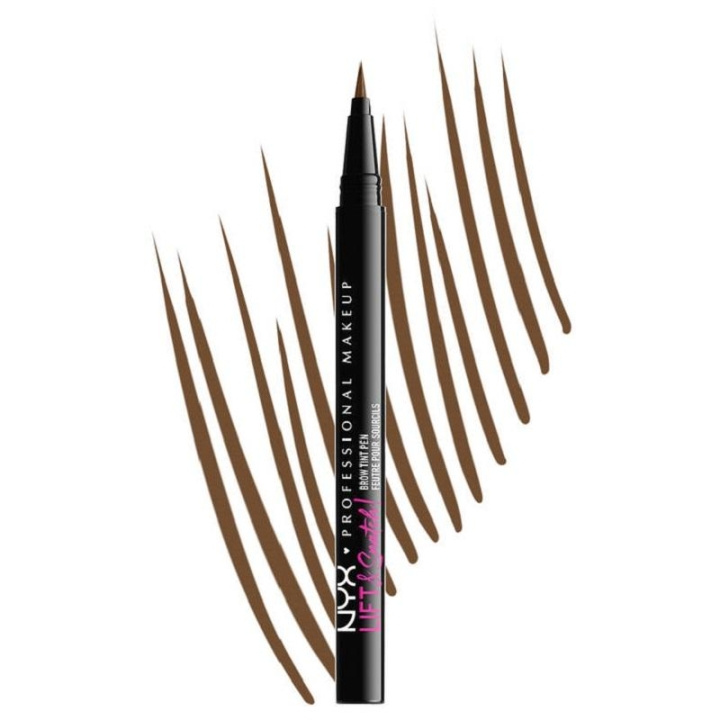 NYX PROF. MAKEUP Lift N Snatch Brow Tint Pen - Brunette in the group BEAUTY & HEALTH / Makeup / Eyes & Eyebrows / Brow pencils at TP E-commerce Nordic AB (C10341)