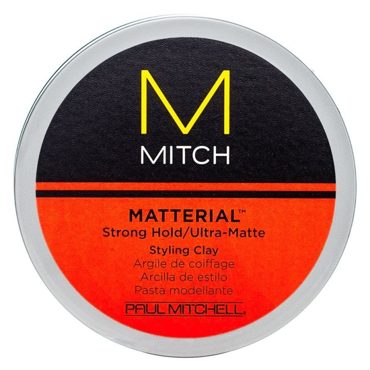 Paul Mitchell Mitch Matterial Strong Hold Styling Clay 85g in the group BEAUTY & HEALTH / Hair & Styling / Hair styling / Hair wax at TP E-commerce Nordic AB (C10447)