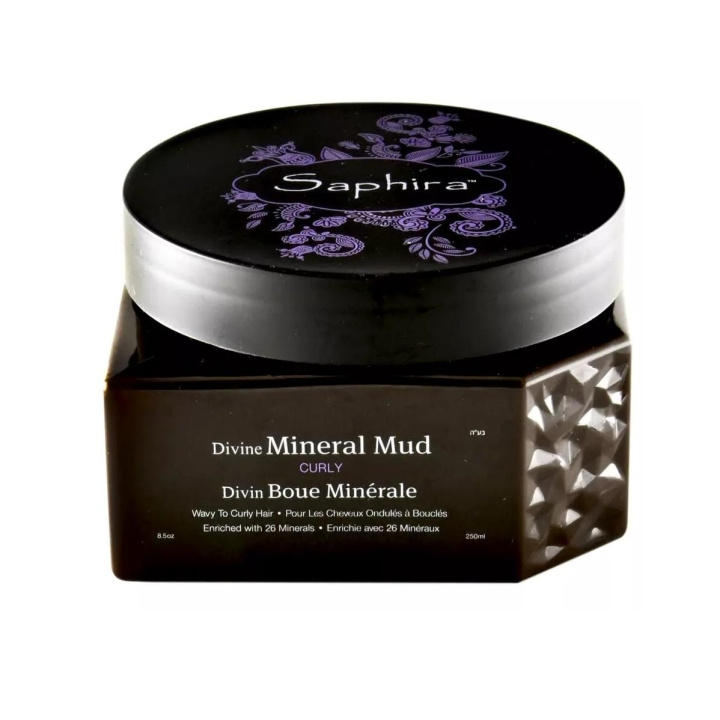 Saphira Curly Divine Mineral Mud 250ml in the group BEAUTY & HEALTH / Hair & Styling / Hair care / Hair Mask at TP E-commerce Nordic AB (C11082)